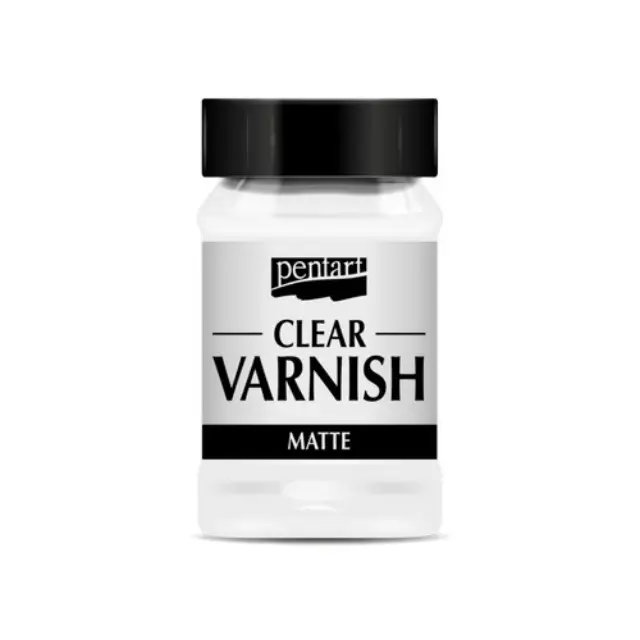 Βερνίκι διαφανές Ματ διαλύτου Clear Varnish Matte ,100ml Pentart