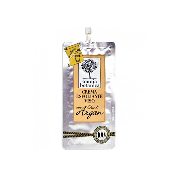 OMNIA BOTANICA Scrub - Κρέμα Καθαρισμού Προσώπου & Λαιμού με Φυτικό Έλαιο Argan (15 ml)