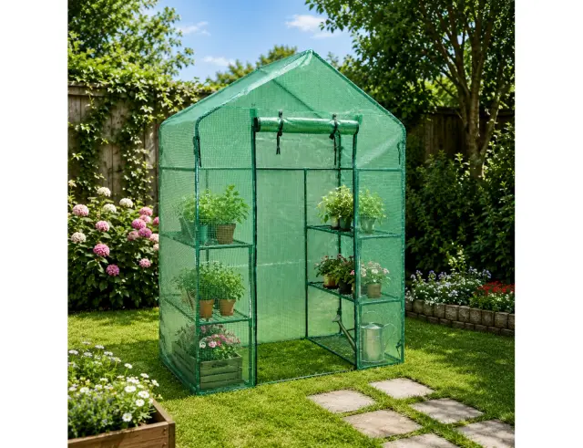 Θερμοκήπιο ProGarden με 4 ράφια και διαστάσεις 143x73x195cm CE7000130