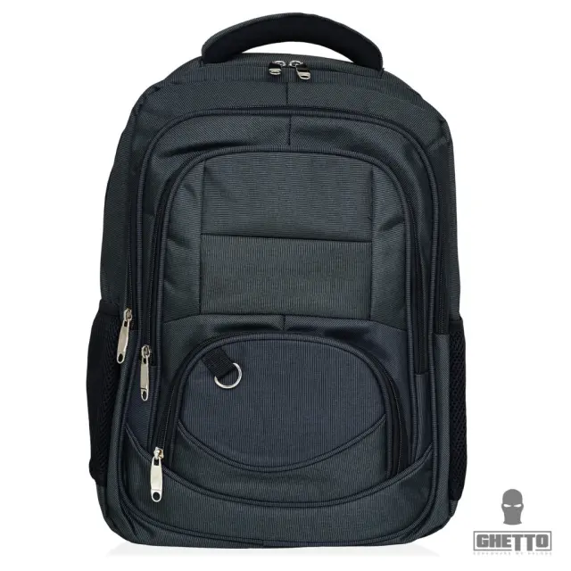 Ghetto Travel Multi Pocket Backpack | Heavy Duty Everyday Bag