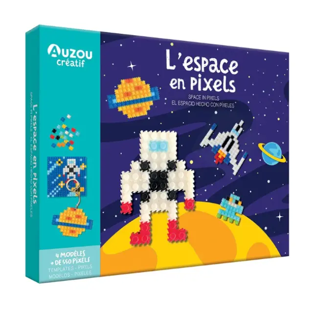 Auzou Οι Δημιουργίες μου σε Pixels-Αποστολή στο Διάστημα (LC220052-1)