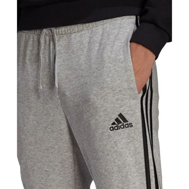 adidas 3 Stripes Fleece Pants (GK8824-Grey) - Γκρί - XXL 3