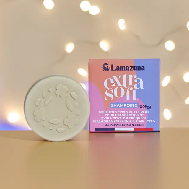 Lamazuna Solid Shampoo For All Hair Types Extra Soft - Φυσικό Στερεό Σαμπουάν για όλους τους Τύπους Μαλλιών 2