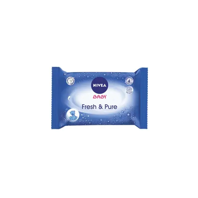 Nivea Baby Fresh + Pure Μωρομάντηλα 63Τεμαχίων