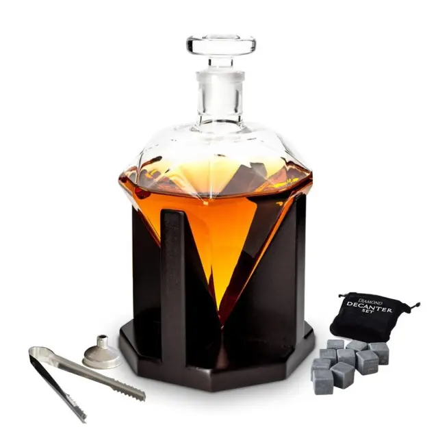 Mikamax Σετ Πολυτελής Καράφα Διαμάντι / Diamond Decanter Set