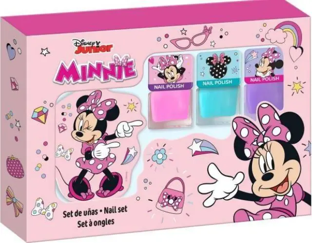 Disney Minnie Mouse Nails Set & File Παιδικό Σετ Περιποίησης Νυχιών