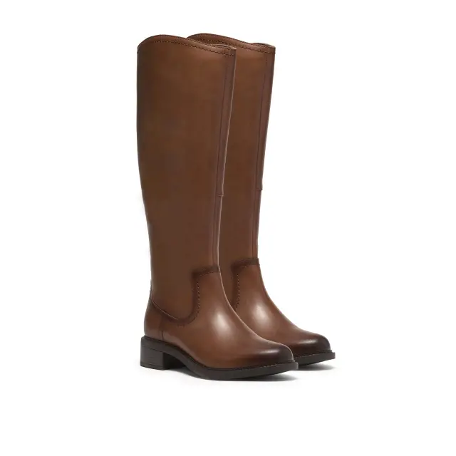 Clarks Maye Ride γυναικείες δερμάτινες ψηλές μπότες 26328242-1 2