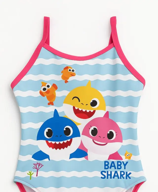 Ολόσωμο Μαγιό για Κορίτσι Baby Shark 8080164 - 4-5 Υ (104-110cm) 2