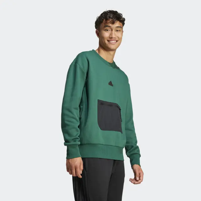 Adidas City Escape Fleece Sweatshirt IY1523 - S 3