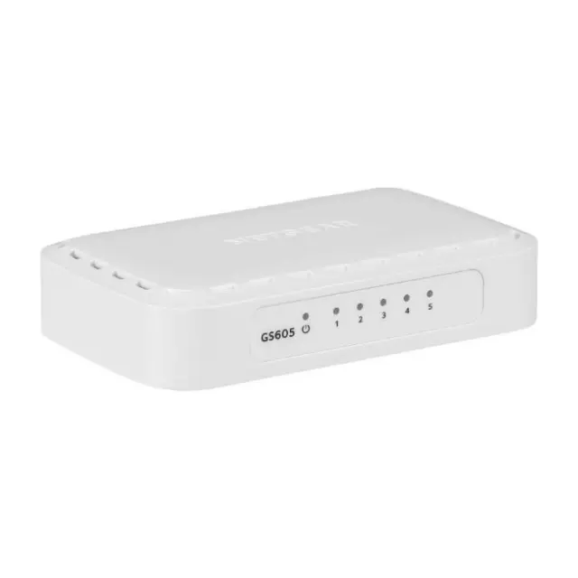 Netgear Unmanaged Switch L2 GS605 5-Port Gigabit White (GS605-400PES)