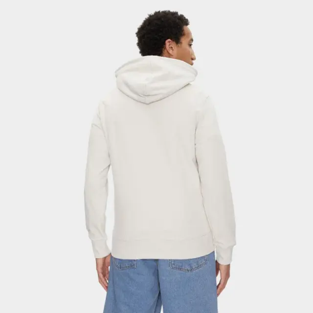 Calvin Klein - Woven Label Hoodie Φούτερ J30J327113-CJH Μπεζ - L 3