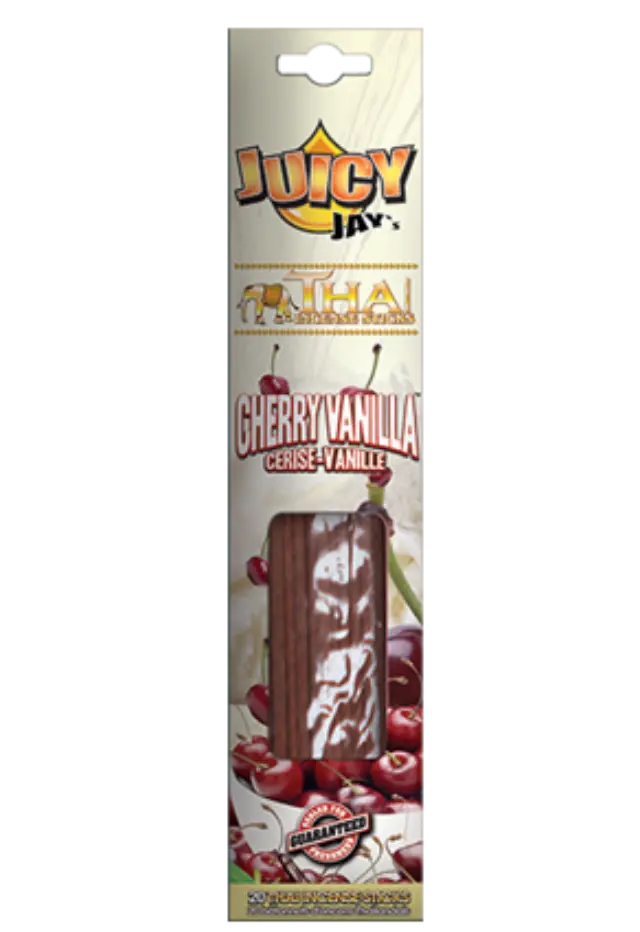 Juicy Jays Thai Incense Sticks Αρωματικά - Cherry Vanilla (Κεράσι / Βανίλια) 20 τεμ.