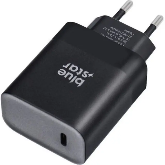 Φορτιστής BLUE STAR travel charger Type C PD QC4.0 3A TFB-TC-45W black 2