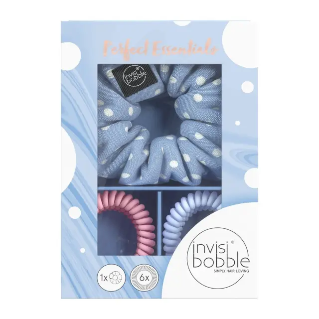 Invisibobble Value Pack Perfect Essentials 6 Λαστιχάκια & 1 Sprunchie