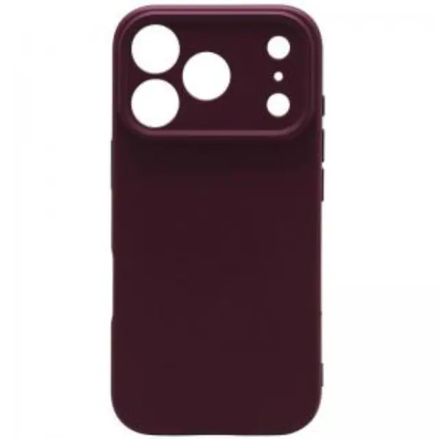 Θήκη Soft TPU inos Apple iPhone 18 Pro 5G S-Cover Μπορντώ N71849 3