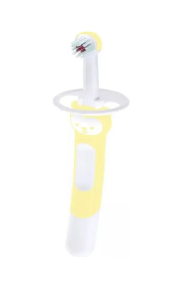 Mam Training Brush Εκπαιδευτική Οδοντόβουρτσα (605U) 5+μηνών Κίτρινο,1τεμ