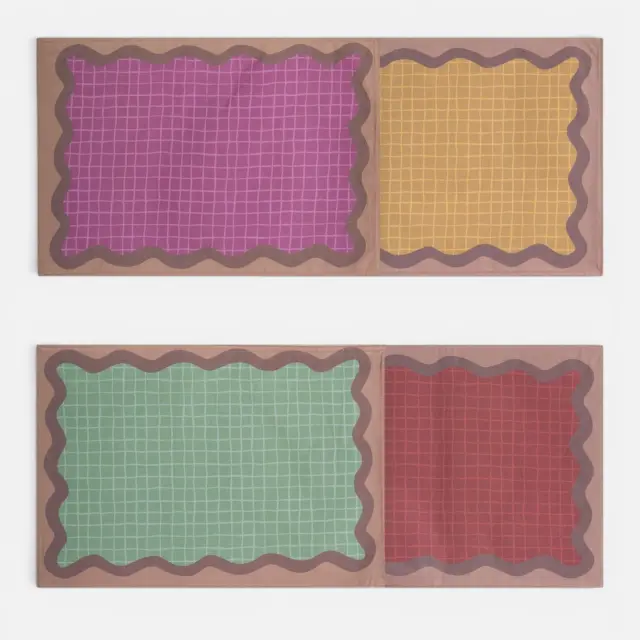Σουπλά Nef-Nef Frame Mauve/Yellow 33x48 2