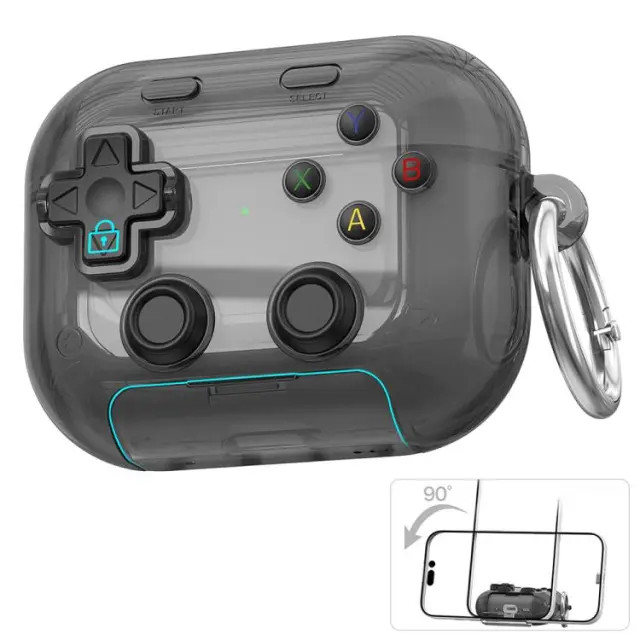 Θήκη Retro Game Console για Airpods Pro 1/2-Black OEM 2