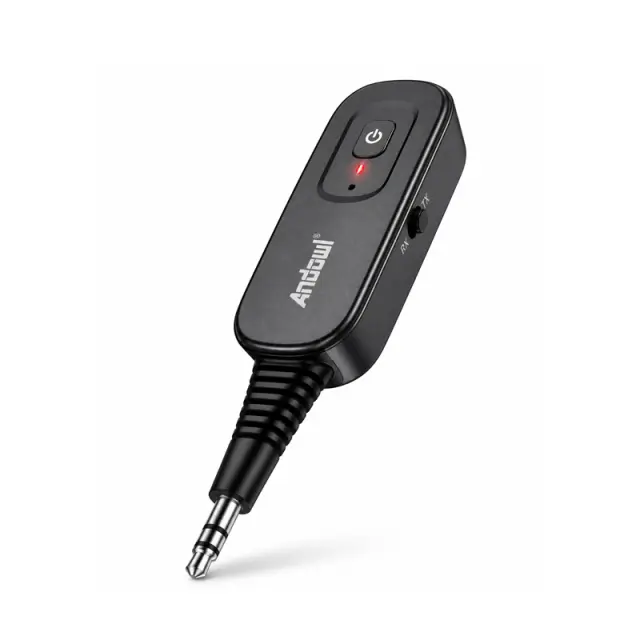 Andowl Αντάπτορας Ήχου Bluetooth 5.4 Πομπός & Δέκτης AUX 3.5mm Q-AU4 - Bluetooth 5.4 Transmitter & Receiver AUX 3.5mm 0751276 2