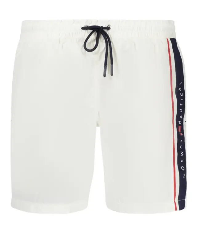 Norway Nautical School - Ανδρικό Μαγιό Σόρτς 858312-WHITE Λευκό 2