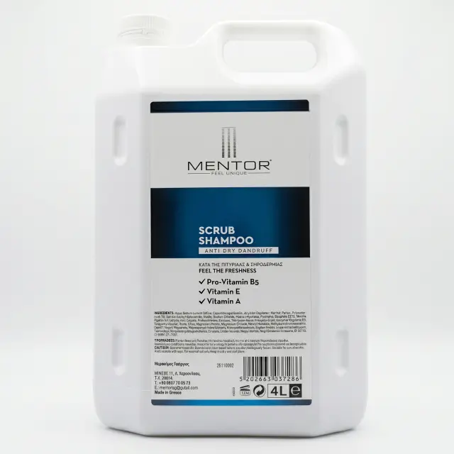 Mentor Scrub Shampoo 4000ml