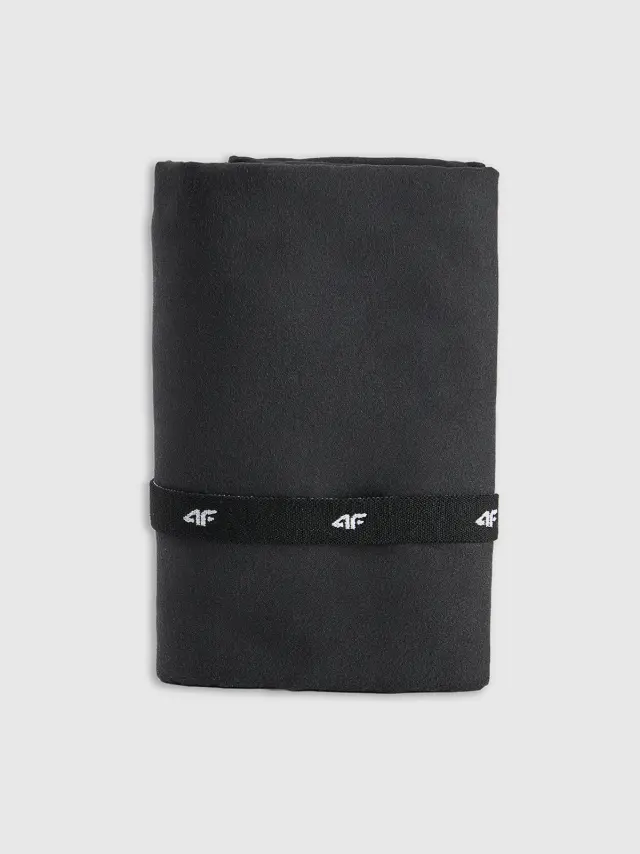4F Microfibre Towel 80x130cm Deep Black 4FWSS26ATOWU075-20S - 80x130