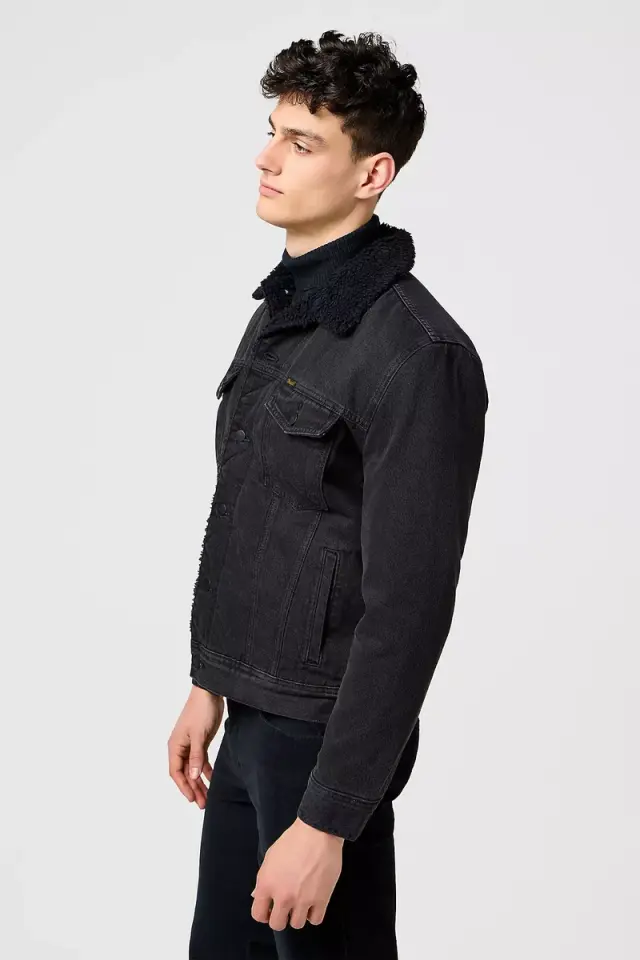 Wrangler Ανδρικό SHERPA Τζιν Μπουφάν 112371441 - Washed Black - XL 3