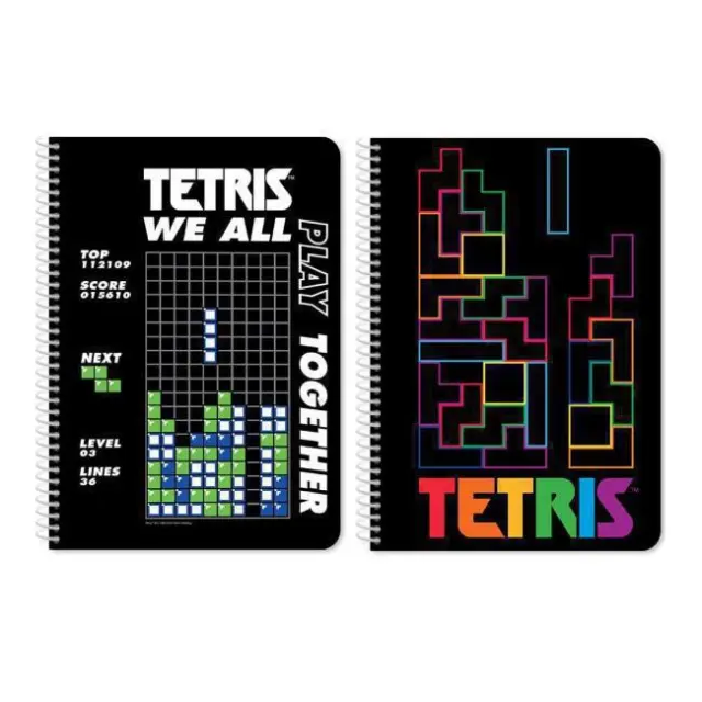 Diakakis Τετράδιο Σπιράλ Tetris Α4 2 θέματα (000504053)