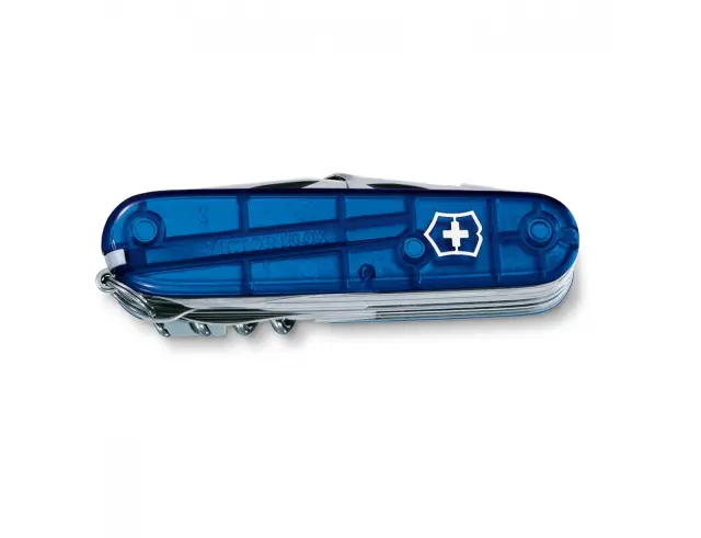 Ελβετικός Σουγιάς Victorinox Champ με 33 λειτουργίες και μήκος 9.1cm - Blue Transparent1.6795.T2 3
