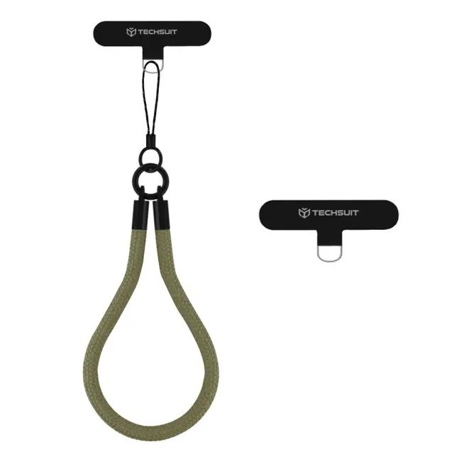 Techsuit® Universal Λουράκι Καρπού για Κινητό- Olive Leaf