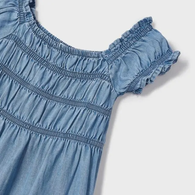 Mini 2 έως 10 ετών Φόρεμα TENCEL™ Lyocell τζιν ανοιχτό 3