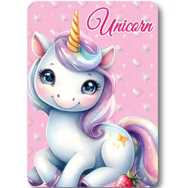 Starlight Κουβέρτα Polar Fleece με Σχέδιο Μονόκερο 100×140 cm