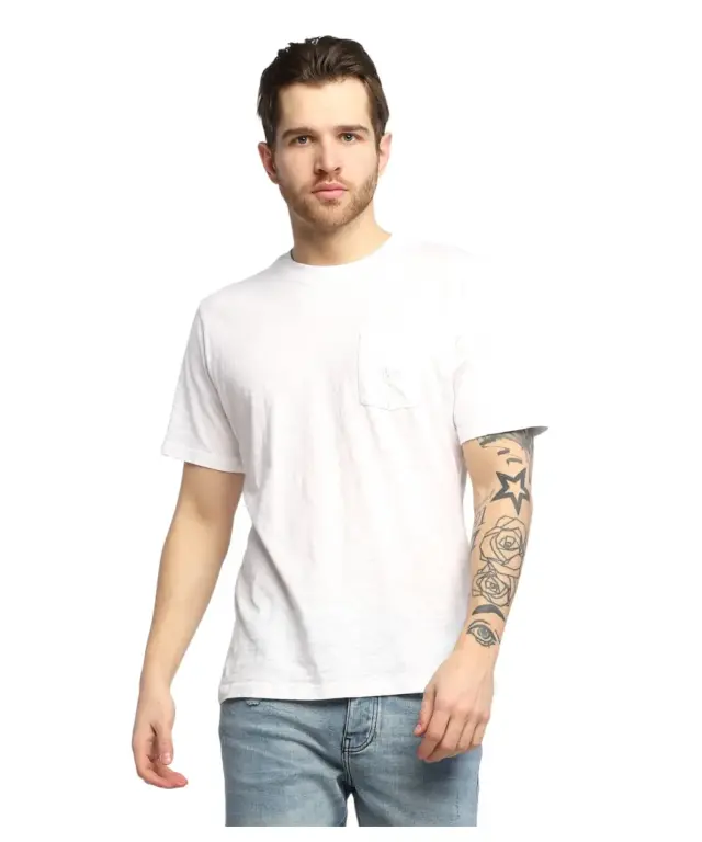 La Martina - Ανδρικό T-Shirt Regular Fit TMR006-JS259-00001 Λευκό