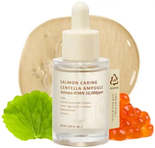 Heveblue Salmon Caring Centella Ampoule Εντατικός Καταπραϋντικός Ορός με PDRN Εκχύλισμα Σολομού + Centella 30ml 2