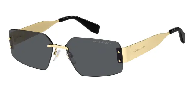Marc Jacobs Unisex Γυαλιά Ηλίου με Χρυσό Μεταλλικό Σκελετό και Γκρι Φακό MARC 875/S RHL/IR