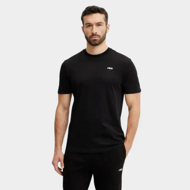 Fila - Ανδρικό T-shirt Laas FAM0874-80010 Μαύρο - 2XL