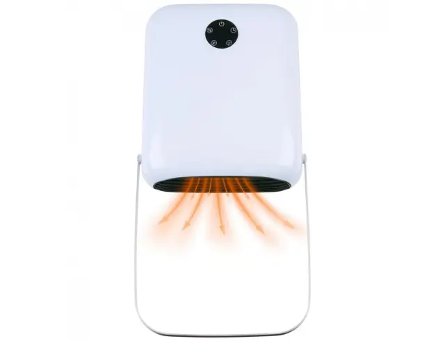 Αερόθερμο Επιτοίχιο Alpina Heater Bathroom PTC με ισχύ 2000W με πτυσσόμενη κρεμάστρα πετσέτας και 2 επίπεδα θέρμανσης