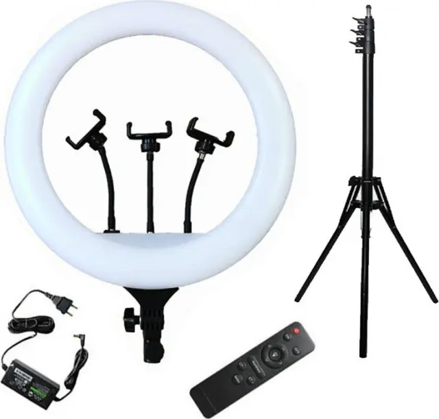 Ring Light YQ-580 - Επαγγελματικό φωτιστικό δαχτυλίδι Led 58cm με τρίποδο και τηλεκοντρόλ 2