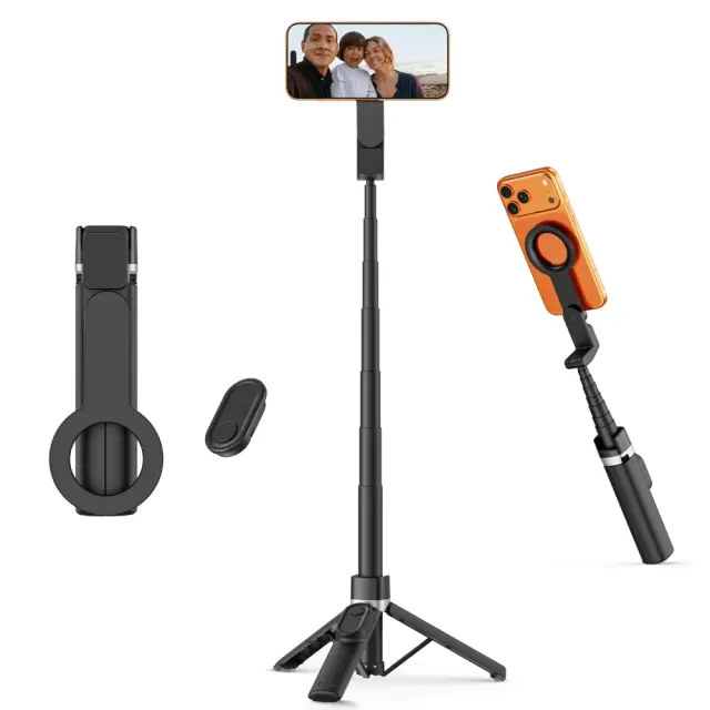 Tech-Protect® L11S Bluetooth MagSafe Selfie Stick με Τρίποδο- Black 2