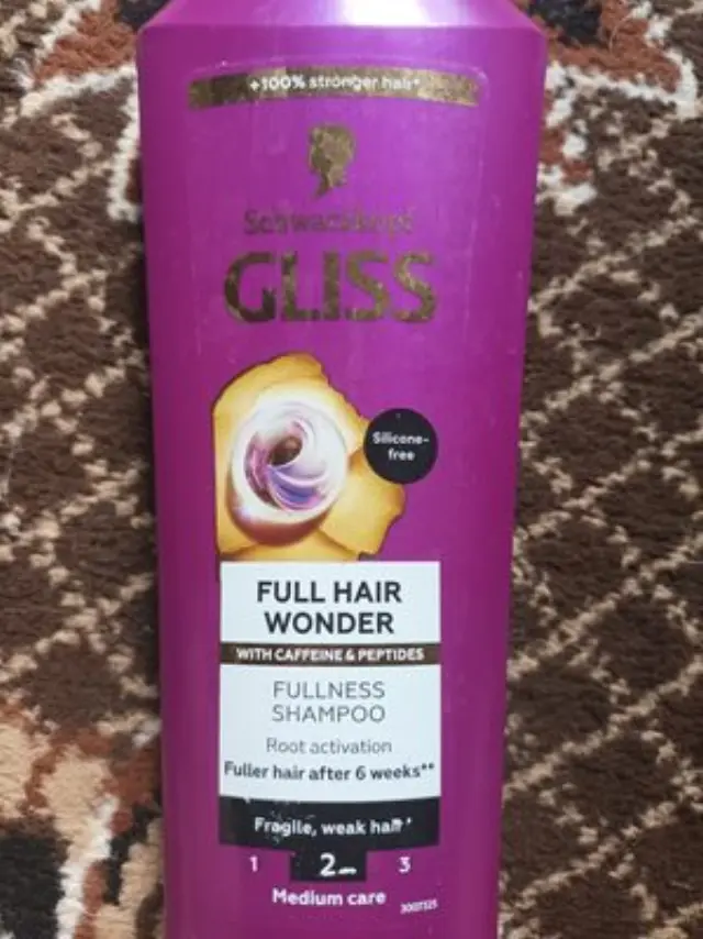 Schwarzkopf Gliss Full Hair Wonder Σαμπουάν Ενδυνάμωσης με Καφεΐνη & Πεπτίδια για Λεπτά και Αδύναμα Μαλλιά 400ml