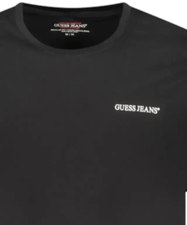 Guess - Ανδρικό T-shirt Regular Fit M5BI78K8FQ4-JBLK Μαύρο - XS 3