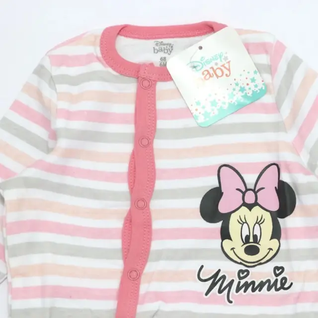 Φορμάκι Μακρυμάνικο Minnie Pink Lines 8030253 - 12 M (80cm) 2