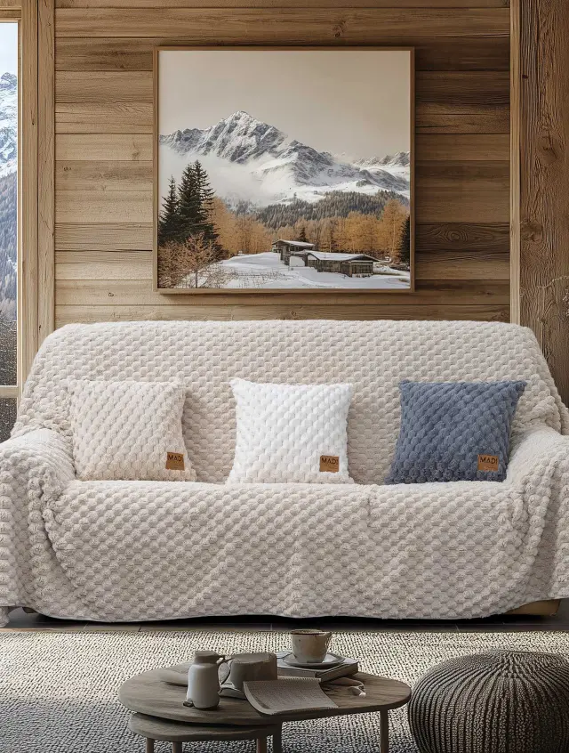 Διακοσμητικό Μαξιλάρι MAISONY BEIGE MADI 45 x 45 εκ. 2