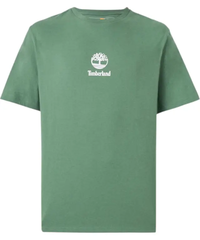 Timberland - Ανδρικό T-shirt Print Stack Logo TB0A6WWT-A6Z Πράσινο - S