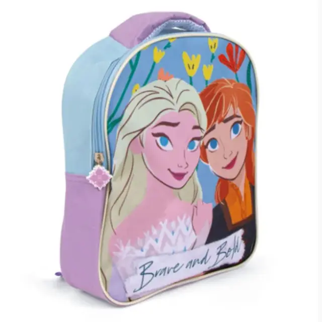 Disney Frozen Brave 3D Παιδική Τσάντα Πλάτης 28 x 23 x 10 cm Σιέλ