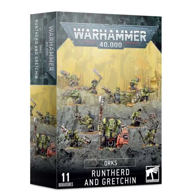 Warhammer ORKS: RUNTHERD AND GRETCHIN