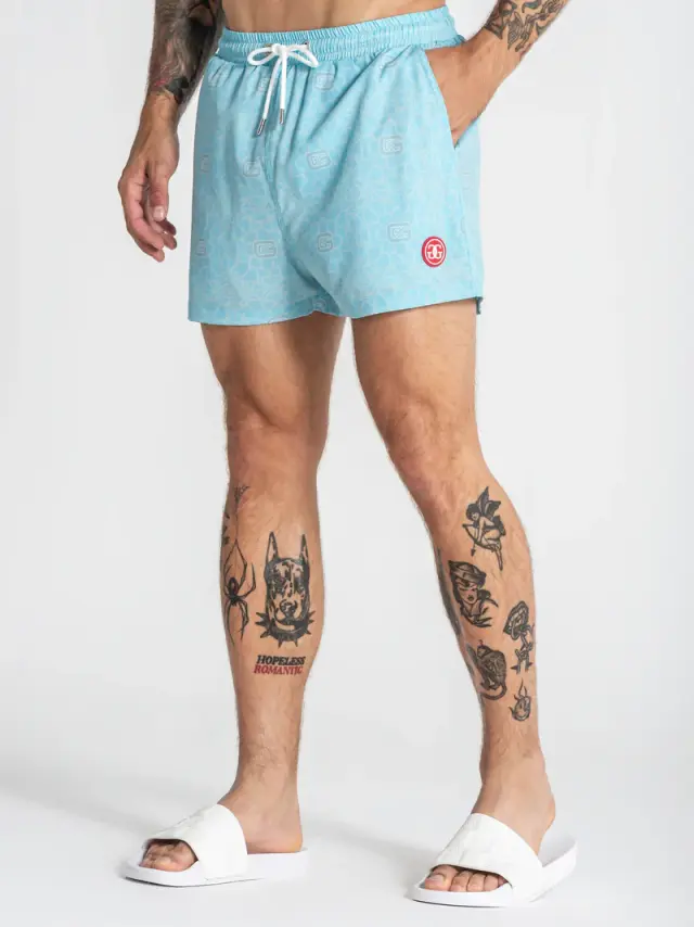 Gianni Kavanagh Ανδρικό TILED Μαγιό – Light Blue - XL 2