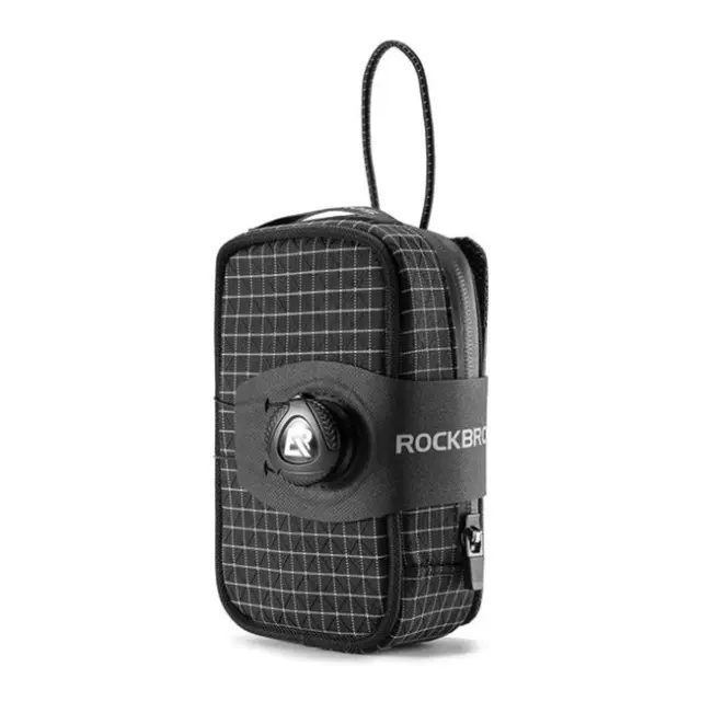 Rockbros P010 Multifunctional Saddle Bag with Bottle Holder Black