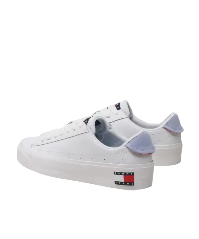 Tommy Hilfiger - Γυναικεία Sneakers Vulcanized Leather EN0EN02030-0K4 Λευκό 2
