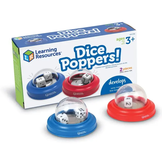 Learning Resources Dice Poppers! Ζάρια (3+ ετών) LER3766
